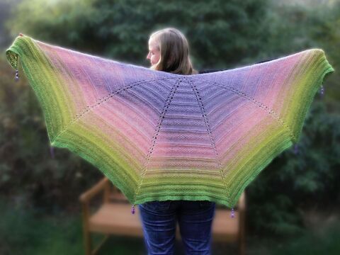 Naveya Shawl, knitting pattern