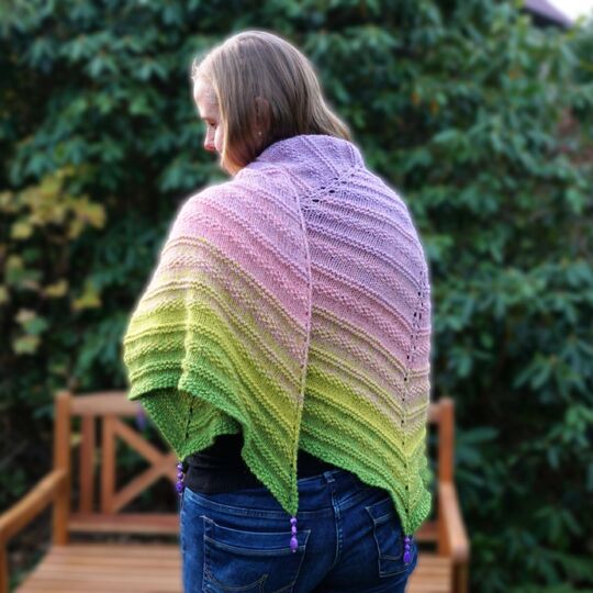 Naveya Shawl, knitting pattern