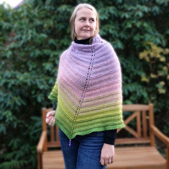 Naveya Shawl, knitting pattern