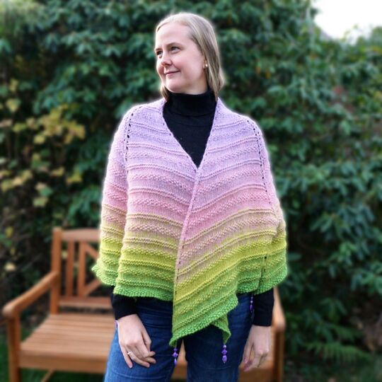 Naveya Shawl, knitting pattern