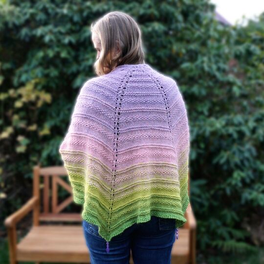 Naveya Shawl, knitting pattern