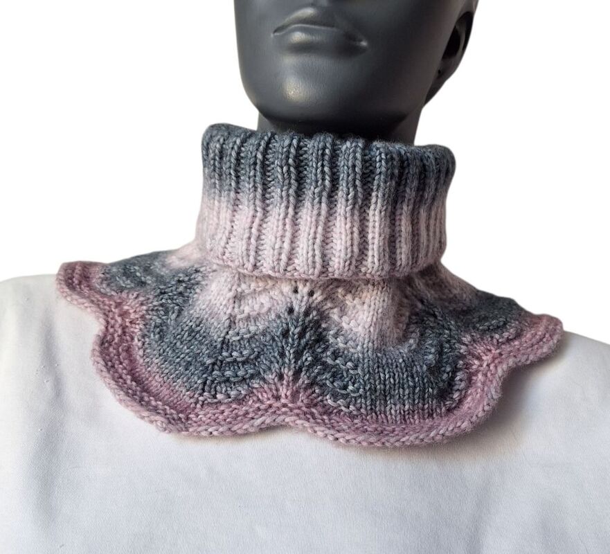 Strickanleitung Schalkragen, Cowl, Neckwarmer, Kragenschal, Halssocke  #344 - Bild 9