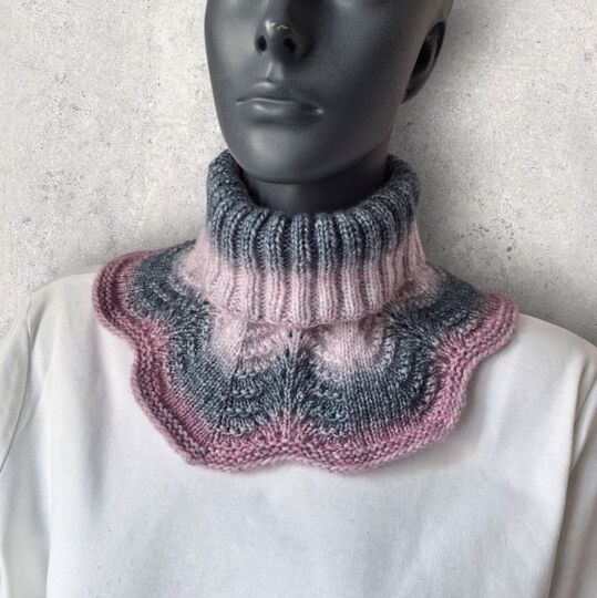 Strickanleitung Schalkragen, Cowl, Neckwarmer, Kragenschal, Halssocke  #344