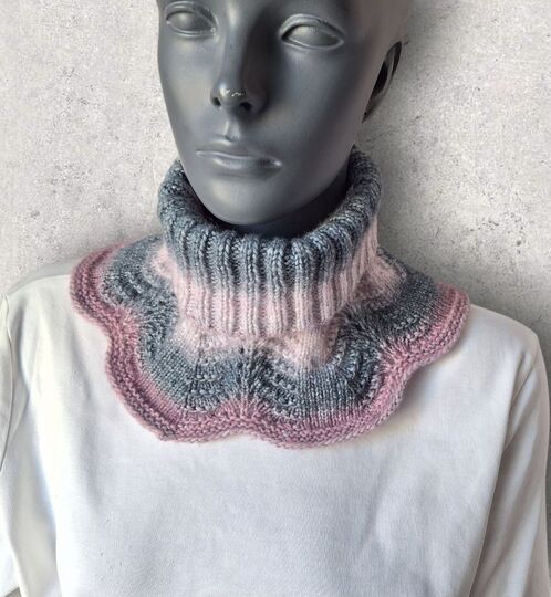 Strickanleitung Schalkragen, Cowl, Neckwarmer, Kragenschal, Halssocke  #344