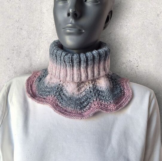 Strickanleitung Schalkragen, Cowl, Neckwarmer, Kragenschal, Halssocke  #344