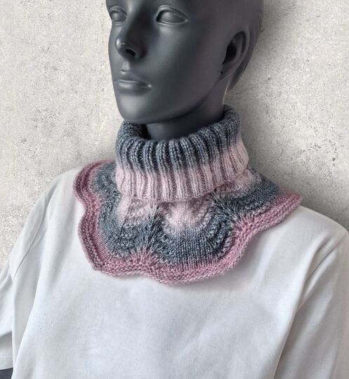 Strickanleitung Schalkragen, Cowl, Neckwarmer, Kragenschal, Halssocke  #344