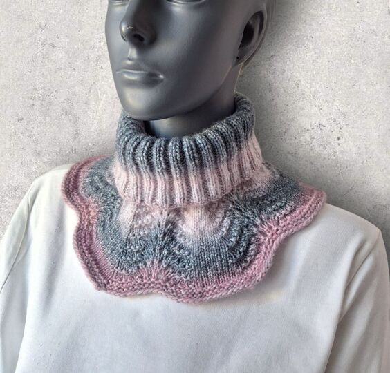 Strickanleitung Schalkragen, Cowl, Neckwarmer, Kragenschal, Halssocke  #344