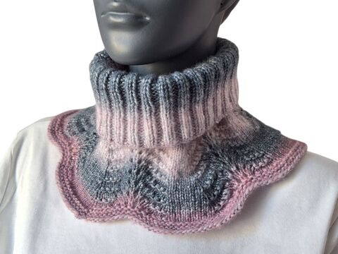 Strickanleitung Schalkragen, Cowl, Neckwarmer, Kragenschal, Halssocke  #344