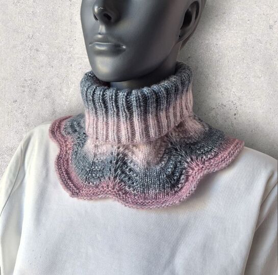 Strickanleitung Schalkragen, Cowl, Neckwarmer, Kragenschal, Halssocke  #344