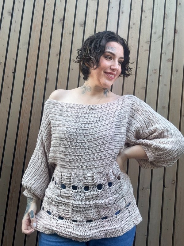 Häkelanleitung 1-BOBBEL-PULLI "VINTAGE XMAS" - Bild 8