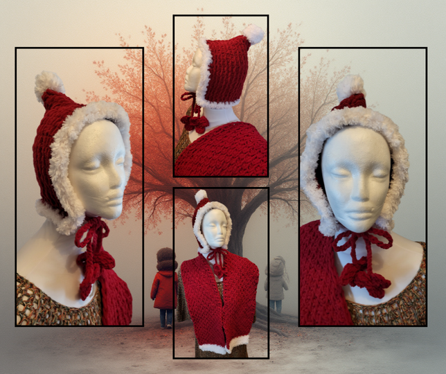 Weihnachtsmütze Santa Claus – Kindermütze, tunesisch gehäkelt (Anfänger)