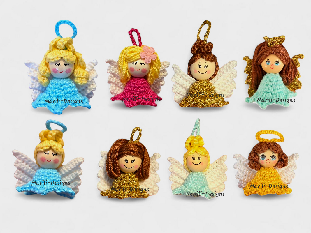 Crochet pattern for mini guardian angels - Image 3