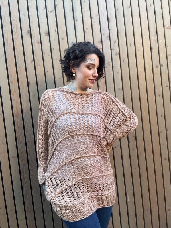 Häkelanleitung Fledermauspulli "GLAMOUR COFFEEGIRL" - Bild 8
