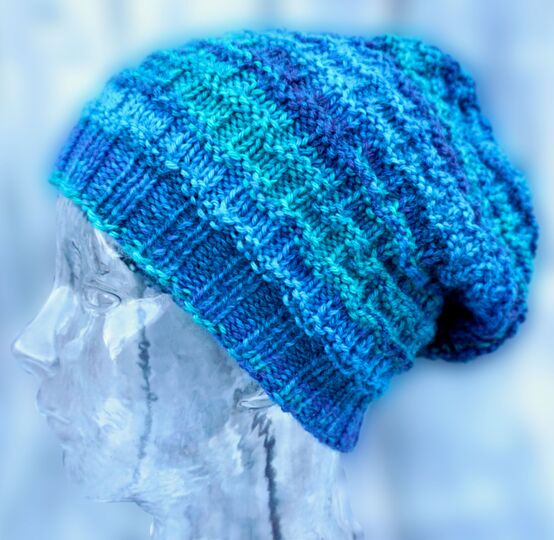 Basketweave Mütze, Beanie, Wendemütze, Korbflechtmuster, Strickanleitung