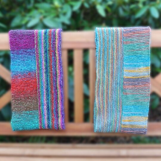 Anmore Loop, Cowl, reversible knitting pattern