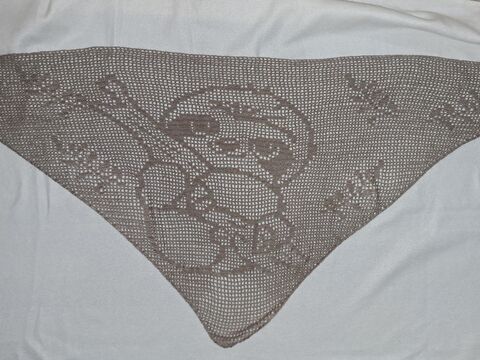 Häkelanleitung Motivtuch Faultier