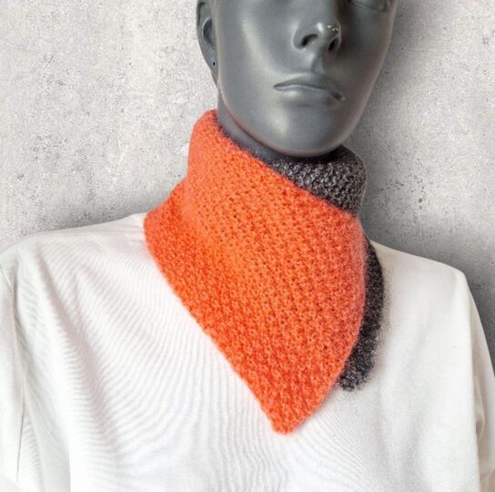 Strickanleitung Schalkragen, Neckwarmer, Kragenschal, Halssocke,   #345
