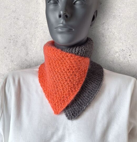 Strickanleitung Schalkragen, Neckwarmer, Kragenschal, Halssocke,   #345