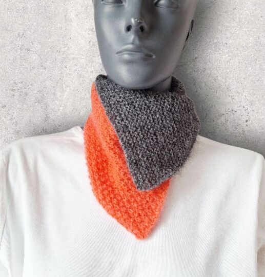 Strickanleitung Schalkragen, Neckwarmer, Kragenschal, Halssocke,   #345