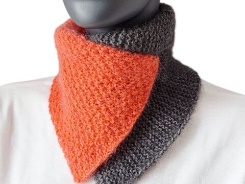 Strickanleitung Schalkragen, Neckwarmer, Kragenschal, Halssocke,   #345