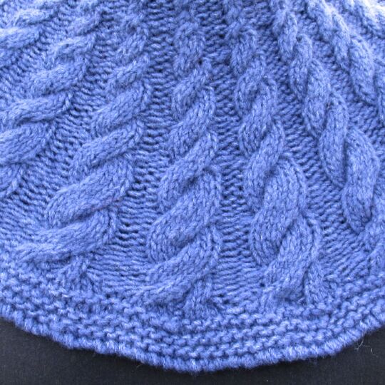 Lebenswege Cowl, Zopfmuster Loop