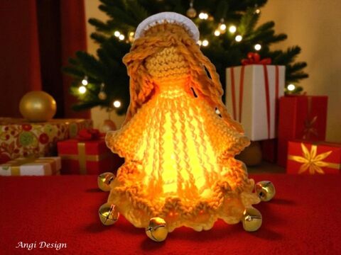 Häkelanleitung Teelicht - Engel