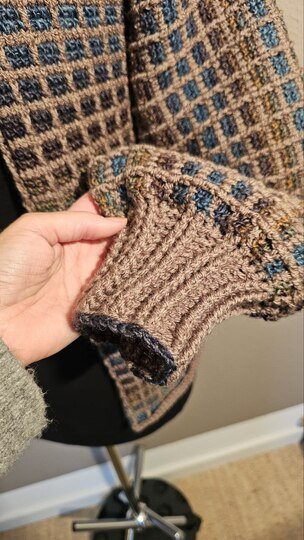 Traum-Jacke tunesisch gehäkelt