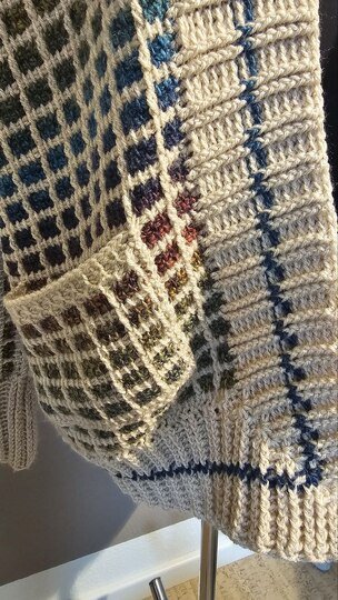 Traum-Jacke tunesisch gehäkelt