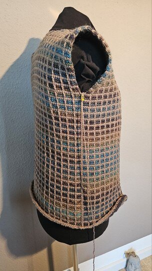 Traum-Jacke tunesisch gehäkelt