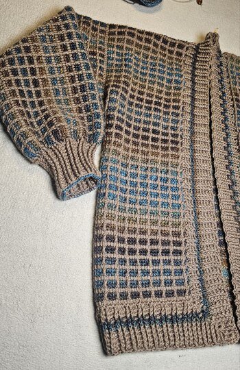 Traum-Jacke tunesisch gehäkelt