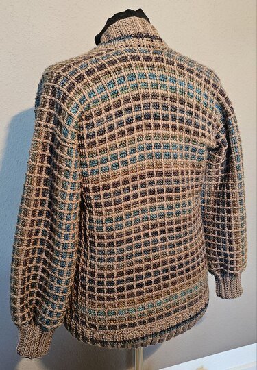 Traum-Jacke tunesisch gehäkelt