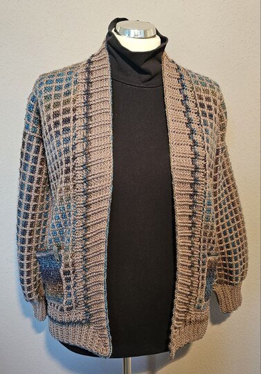 Traum-Jacke tunesisch gehäkelt