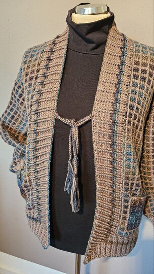 Traum-Jacke tunesisch gehäkelt