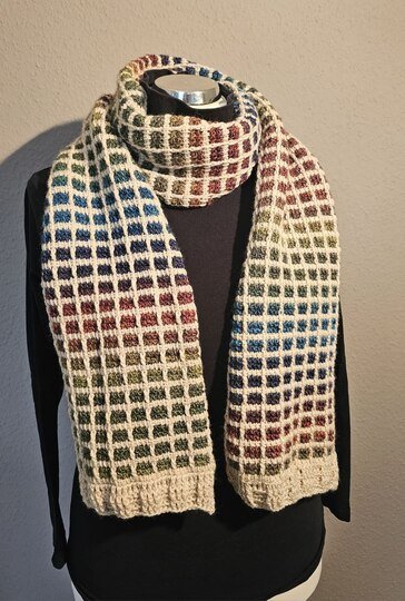 Traum-Jacke tunesisch gehäkelt