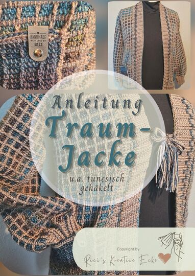 Traum-Jacke tunesisch gehäkelt