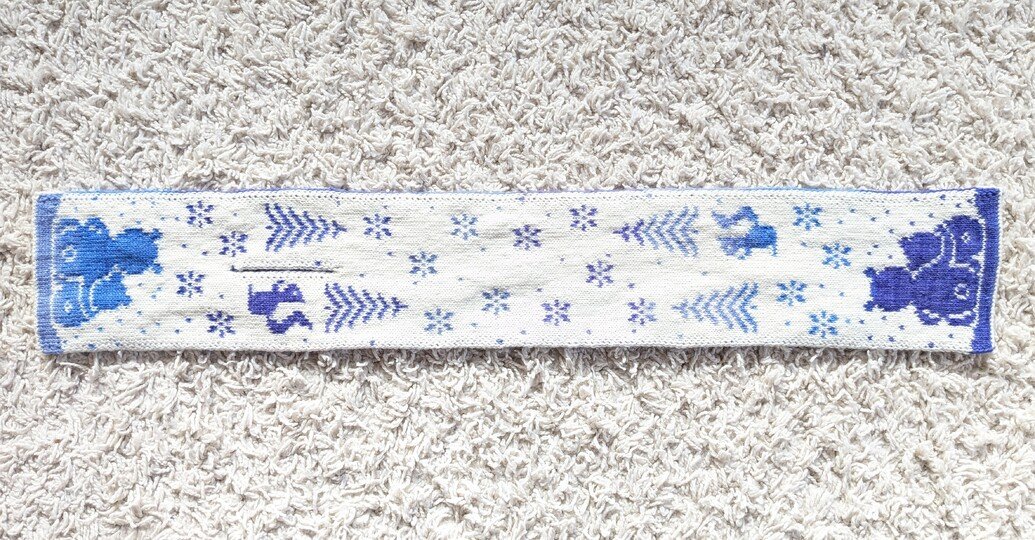 Steckschal "Wintertraum" - Doubleface Strickanleitung