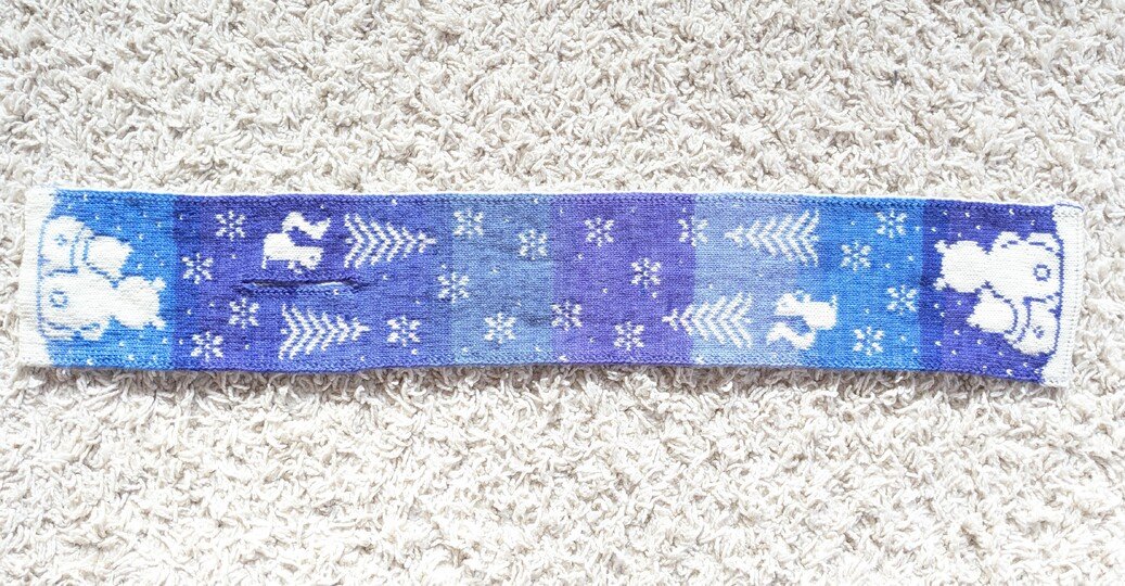 Steckschal "Wintertraum" - Doubleface Strickanleitung