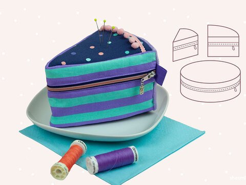 Kuchen aus Stoff „TortenTraum“ (Nähanleitung & Schnittmuster)