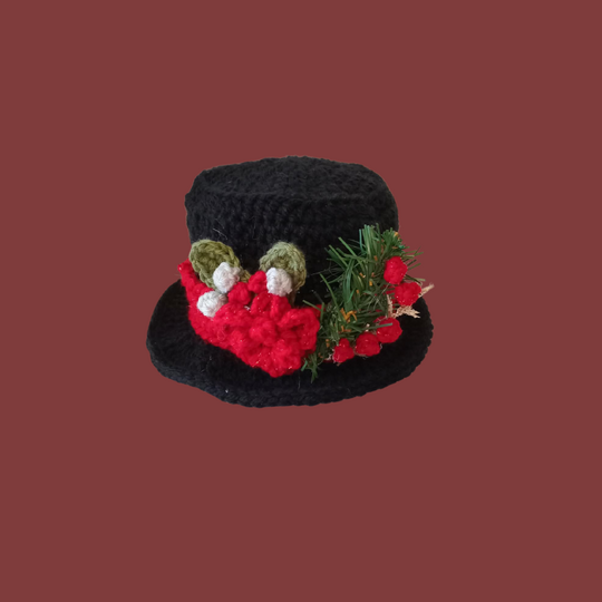 Crochet Christmas Outfit Pattern – Newborn Dress, Hat & Booties (PDF)