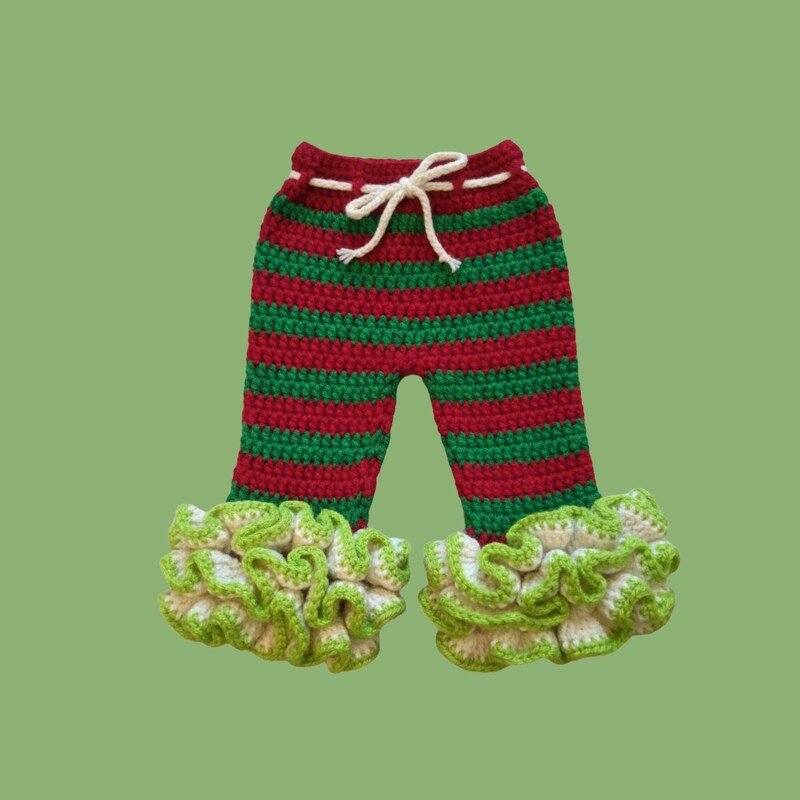 Big Ruffles Baby Pants Crochet Pattern | Easy to Follow | Newborn to 12 Mon - Image 2