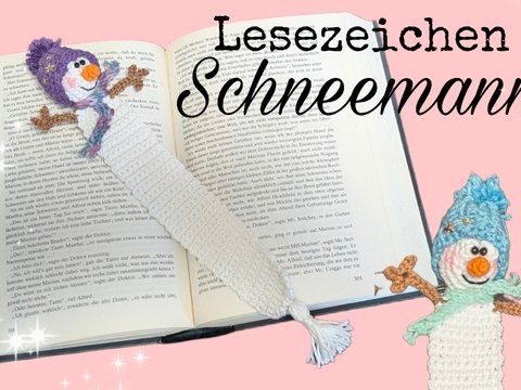 Lesezeichen Schneemann