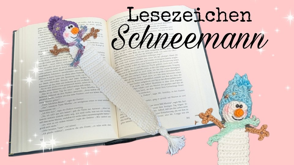 Lesezeichen Schneemann