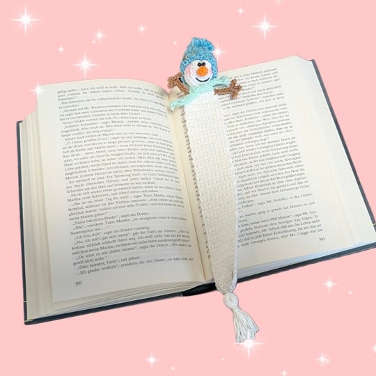 Lesezeichen Schneemann