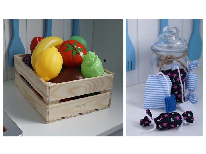 Sewing and crafting instructions for the children's grocery store!