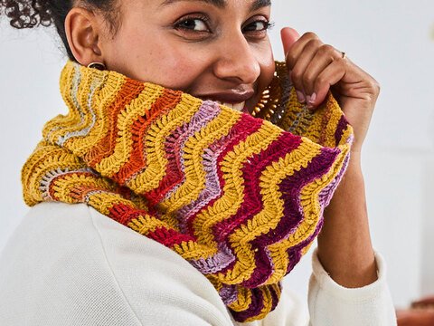 LOOP DAISY …QUER GEHÄKELT