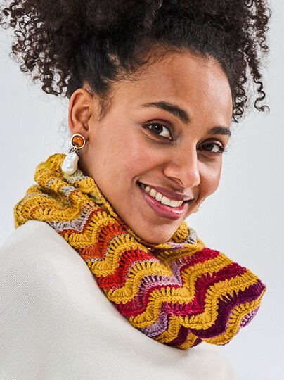 LOOP DAISY …QUER GEHÄKELT