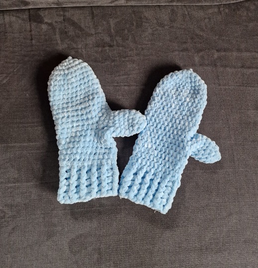 Handschuhe Damen Chenille