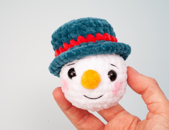 Crochet Christmas Ornaments Pattern Set – Santa Claus, Elf & Snowman