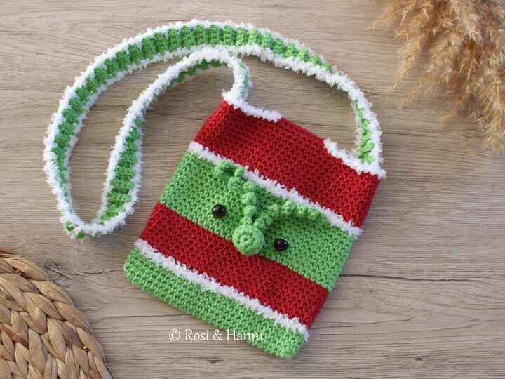 Häkelanleitung Tasche Weihnachtsmuffel