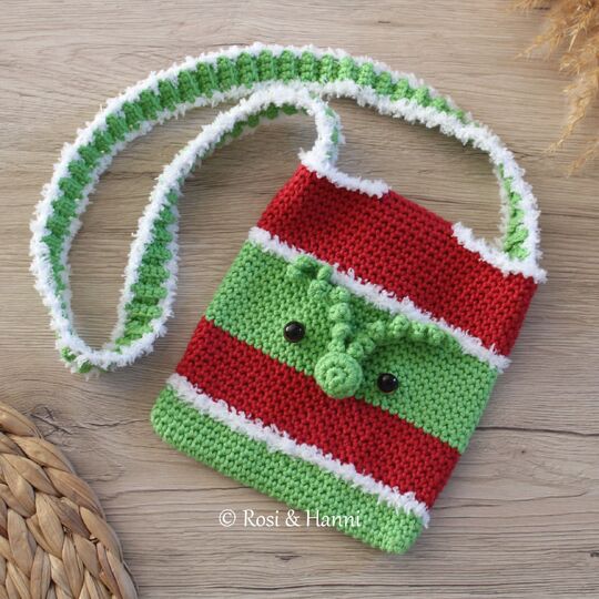 Häkelanleitung Tasche Weihnachtsmuffel